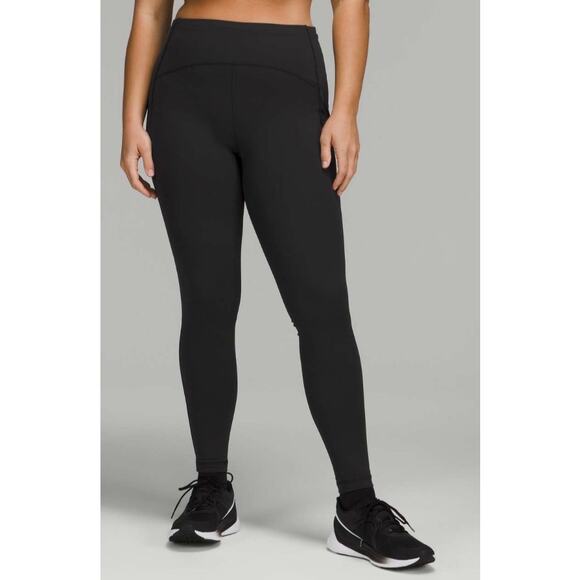 Lululemon Swift Speed High-Rise Tight 28" Black High Rise Women's Sz 12 - Picture 5 of 14